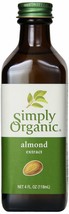 Simply Organic Almond Extract, Certified Organic, 4-Ounce Container - £10.44 GBP