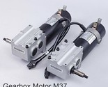 New M37 Gearbox DC 24V Motor 4.5A 400W 4800rpm with brake power wheel - $686.50