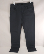 Banana Republic Men&#39;s Dark Gray Chino Stretch Bootcut Jeans/Pants Size 34x34 - $17.45