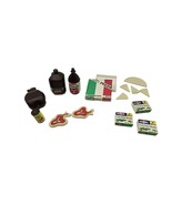 Vintage Lot Marx Sindy Accessories Food Drink Pizza Forzen Food Meat Cans - $27.73 CAD