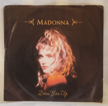 1984 Madonna Single 45 Record Dress You Up And SHOO-BEE-DOO Pop Music Vintage - £16.23 GBP