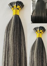 18&quot;,22&quot; 100grs,125s,I Tip (Stick Tip) Fusion Remy Human Hair Extensions #1B/613 - £85.62 GBP+