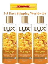 Lux Dream Delight Jasmin &amp; Amber Oil Bath Body Wash Shower Gel 3x Pack 500ml - £46.55 GBP