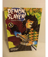 Book Manga Demon Slayer Kimetsu no Yaiba Volume 5 - £10.59 GBP
