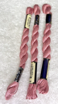 3 MINT Anchor Perle Pearl Cotton #894 Pink Embroidery Floss Vintage Skein - £7.61 GBP