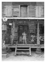 Old Gas Station Texaco Coca Cola Old Gold 1939 Children Out Front 5X7 Photo - $8.49