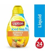 Lipton Liquid Iced Tea Mix, Summer Peach with Real Fruit Flavors Collect... - $25.67