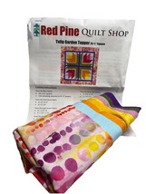 Red Pine Quilt Shop Tuplip Garden Table Topper Quilting Kit NEW - $18.99