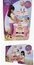 Disney Princess Kitchen Playset 20+ Accessories 3ft Tall Belle Mulan Cin... - $85.00