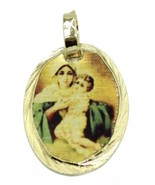 Virgen De Schoenstatt Our Lady of Schoenstatt 18k Gold Plated Medal 20” ... - $242.33 MXN