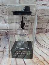 Old Whiney&#39;s Wine Glass with a No Drip, No Dribble Sippie Lid stem 2001 ... - $10.38