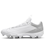 Nike Vapor Edge Shark 2 Men&#39;s Football Cleats (DH5088-102,White/Metallic... - $72.58