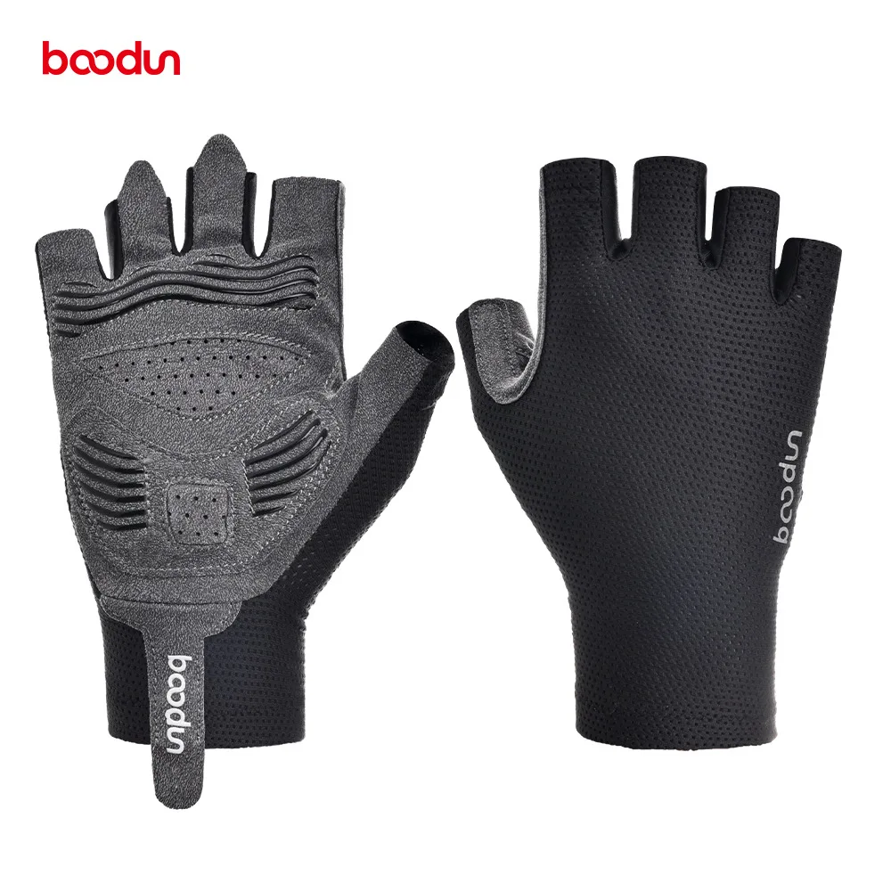 Sporting BOODUN 5 Colors Men Women Cycling Gloves Breathable Anti-shock Summer S - £38.83 GBP