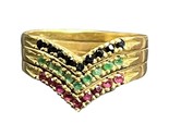 Unisex Cluster ring 18kt Yellow Gold 396156 - $399.00