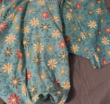 Dan River Vintage Fitted Sheet &amp; Standard Pillowcase Blue Floral Multicolor - $35.38 CAD