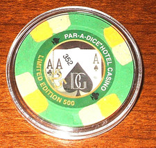 (1) $25. Par-A-Dice Limited Edition Casino Chip - 1 Of Only 500 -  # &quot;35... - £23.99 GBP
