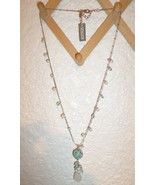 CHICO&#39;S MERA BEAD &amp; PEARL BALL LONG PENDANT NECKLACE NWT - $30.00