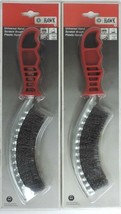 LOT OF 2 NEW NULINE 462291-3208 HAND SCRATCH BRUSH WIRE HAWK - £23.06 GBP