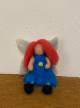 Needle Felted Fairy Made From Wool - £17.58 GBP