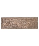 Vintage ABNER Haitian Hand Carved Wood Naif Folk Art Wall Sculpture Plaq... - €740,05 EUR