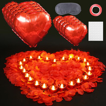 2000Pcs Set Artificial Fake Rose Petals Wedding Event Romantic Night Par... - $26.99