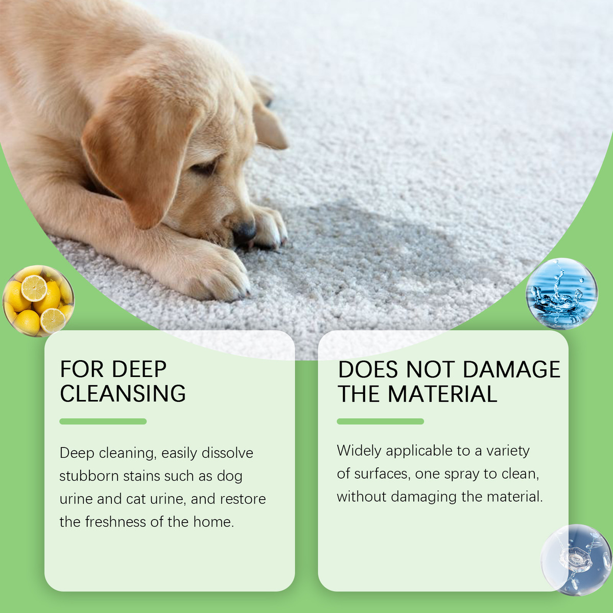 1/2/3Box x120ML Pet Stain Remover, Cat and Dog Stain, Food Oil, Saliva Cleaning Item image 3
