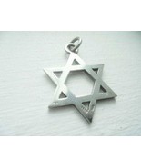 PENDANT charm STAR of DAVID in silver 800 Original Made in Italy pendent... - £22.81 GBP