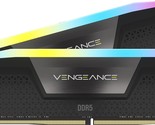 CORSAIR VENGEANCE RGB DDR5 RAM 32GB (2x16GB) 6000MHz CL40 Intel XMP iCUE... - £144.38 GBP