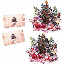 moin moin Message Cards, Christmas Merry Greeting, Pop-out, Gorgeous Cut... - $14.37