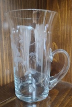 Vintage: etched glass coffee, (wine?), mugs in excellent condition, set ... - €33,32 EUR