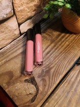 2 Laura Geller Liquid Lipstick SMOOCH nude kisses LOT of 2 lip gloss - $15.48