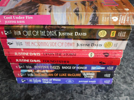Silhouette Justine Davis lot of 8 Contemporary Romance Paperbacks - £12.48 GBP