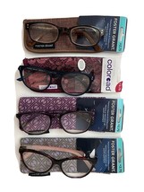 Lot Of 4 Foster Grant Reading Glasses +2.75 New With Case - £16.30 GBP