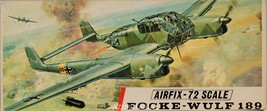 Airfix-72 Focke-Wulf 189 1/72 Scale Series 2 Pattern No. 267 - $13.75