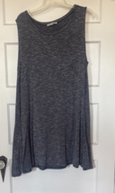 Umgee USA Women&#39;s Gray Sleeveless Tunic Dress Size XL - $20.10