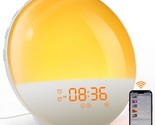 Sunrise Alarm Clock, Smart Wake Up Light, App Control, Sunrise Sunset Si... - $84.99