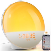 Sunrise Alarm Clock, Smart Wake Up Light, App Control, Sunrise Sunset Si... - £66.48 GBP