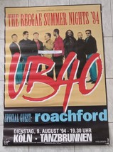 UB40 ORIGINAL TOUR POSTER 23 1/4 X 32 1/4 INCHES GERMAN 1994!! RARE!! ON... - $27.69