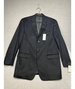 Calvin Klein Mens 100% Cashmere Blazer Size 42L Black Classic Formal Wed... - $148.99