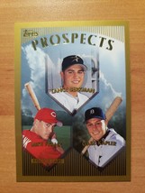 1999 Topps #205 Lance Berkman, Mike Frank, Gabe Kapler - Rookie/Prospects - MLB - £1.39 GBP