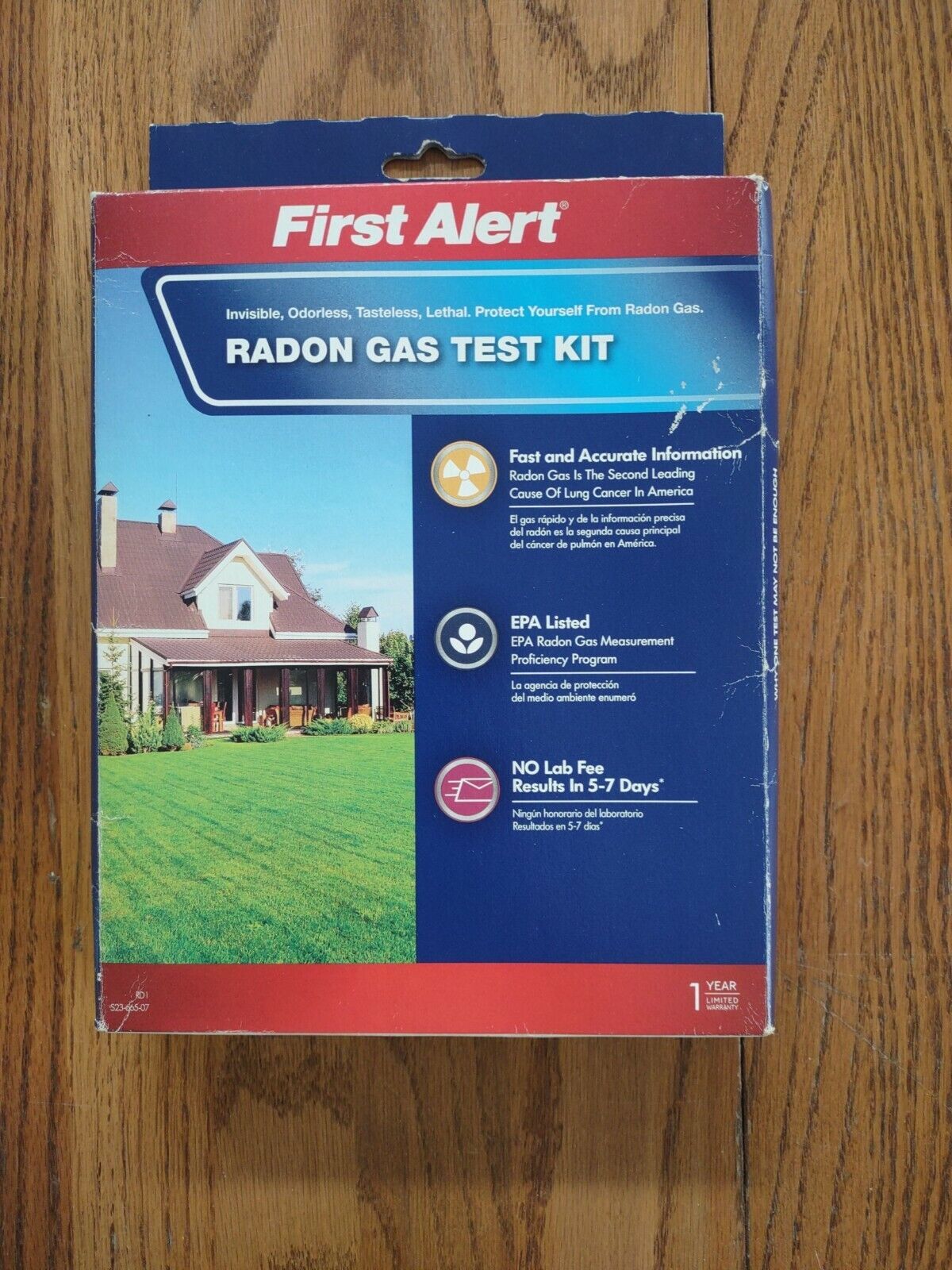 First Alert Radon Gas Test Kit - $29.58