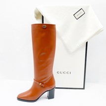 Gucci Rosie Riding Boot 596855 1WM00 28343 Brown Papaya New In Box MSRP ... - £773.36 GBP