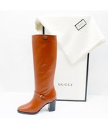 Gucci Rosie Riding Boot 596855 1WM00 28343 Brown Papaya New In Box MSRP ... - £764.47 GBP