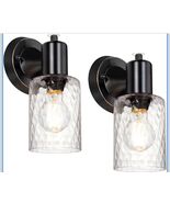 Set of 2 Wall Sconces for Bathroom, Modern Vanity Light Fixtures, Matte ... - $45.93 CAD