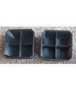 2 Milwaukee PACKOUT Toolbox Organizer 4 Slot Divider Bins 4 x 4 x 2 - £8.05 GBP