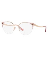 BVLGARI Eyeglasses BV2243 2062 Pink Gold &amp; Pink Frame W/ Clear Demo Lens - £148.62 GBP