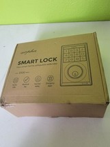 Smart lock D100 Black Keyless Code Emergency Alarm and key entry Lock - £41.47 GBP