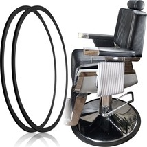 Amylove 2 Pcs\. Salon Chair Rubber Base Ring 22.8 Inches Salon Equipment Floor - £28.68 GBP