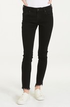 Dear John Denim joyrich low rise skinny with step hem jean in BLACK - size 25 - £48.01 GBP