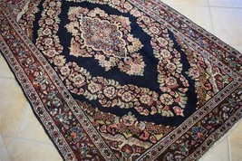4&#39;3 x 7&#39;3 Gorgeous Vintage Semi Antique Handmade Wool Area Rug Oriental Carpet - £515.07 GBP